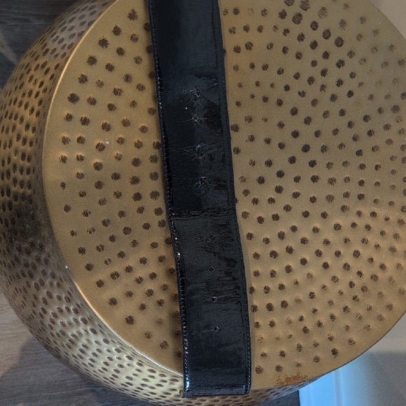 Louis Vuitton Black Belt with Gold LV Buckle